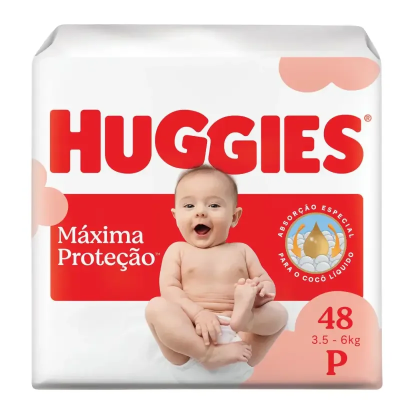 Fralda Huggies Supreme Care P 48 unidades