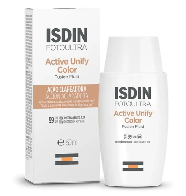 Isdin clareador FotoUltra Active Unify Fusion Fluid Color FPS99 50ml